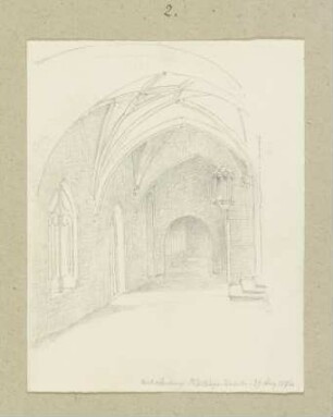 Vorhalle der Stiftskirche in Aschaffenburg
