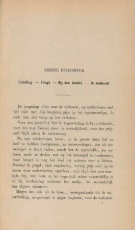 Eerste hoofdstuk. Inleiding. - Jeugd. - Bij den handel. - In zeedienst