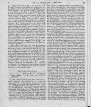 Ebert, J. F.: Dissertationes Siculae. Tom. 1. Königsberg: Unzer 1825