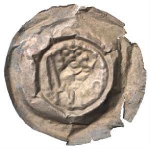 Fundmünze, Brakteat, 1250 - 1265