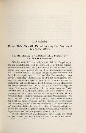 Leitfaden zum Studium der mittelalterlichen Baukunst : Formenlehre der deutschen und französischen Baukunst des romanischen und gotischen Stiles auf Grundlage ihrer historischen Entwickelung