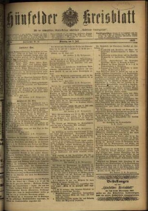 Ausgabe vom Dienstag, den 03. Juli 1917.