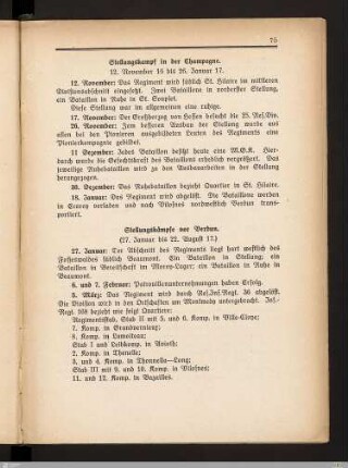 Stellungskämpfe in der Champagne