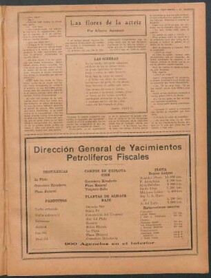 Las flores de la actriz