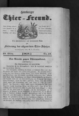 Der Verein gegen Thierquälerei.