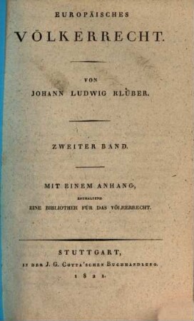 Europäisches Völkerrecht, 2