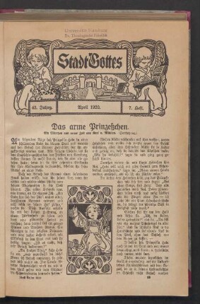 43. Jahrgang. April 1920. 7. Heft