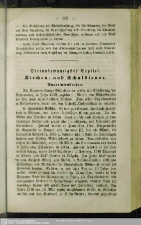 Dreiundzwanzigstes Capitel. Kirchen- und Schuldiener