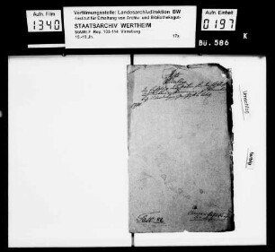 Erhöhung der Diäten des Virneburger Amtmanns Franz Augustin Hennemann bei auswärtigen Dienstverrichtungen.