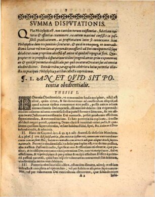 Disputatio Metaphysica De extraordinaria Dei Potentia In Creatvram