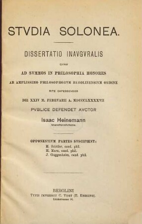 Studia Solonea