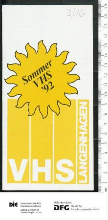 Ferienprogramm 1992