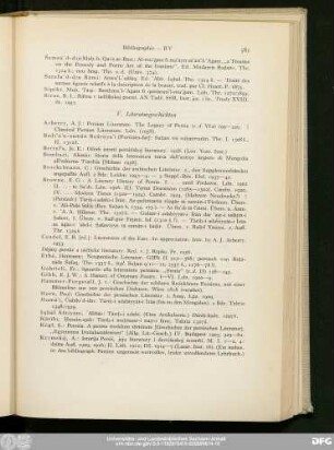 V. Literaturgeschichte