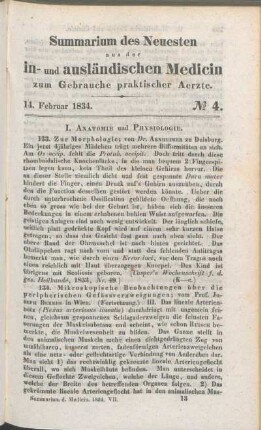14. Februar 1834. No 4.