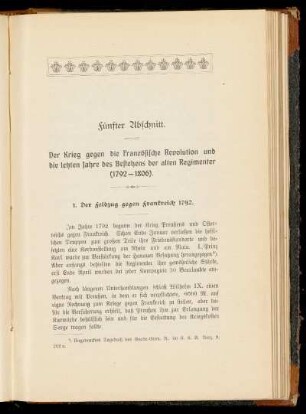 1. Der Feldzug gegen Frankreich 1792.