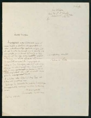 Brief vom 25. März 1850