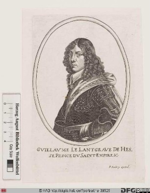 Bildnis Wilhelm VI. der Gerechte, Landgraf von Hessen-Kassel (reg. 1637(1650)-1663)