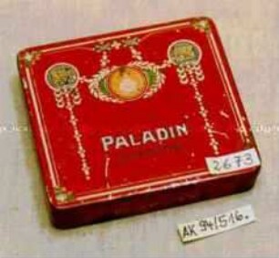 Blechdose für 20 Stück "PALADIN CIGARETTES SULIMA"