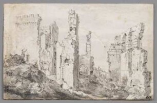 Ruinen des Schlosses Egmond aan den Hoef
