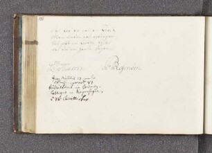 L. P. Rosenorn. – Incipit: Vil fot er vil en Trost. – Göttingen, 19.09.1773