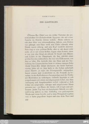 Mahmud Taimur Der Kampfhahn