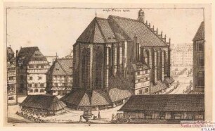 Frauenkirche vom Gänsemarkt aus gesehen