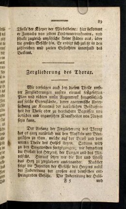 89-218, Zergliederung des Thorax