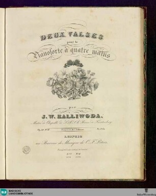 2: Deux valses pour le pianoforte à quatre mains : Op. 39