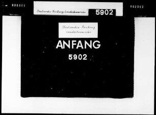 Gestaltung des Amtsbezirks Säckingen