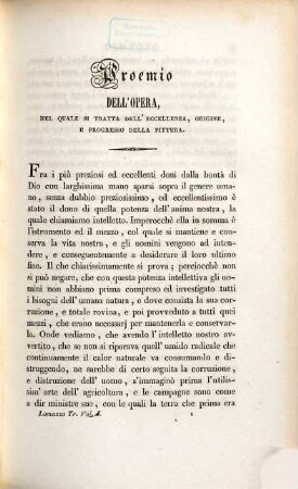 Trattato dell'arte della pittura, scultura ed architettura : diviso in 7 libri, 1. (1/4)