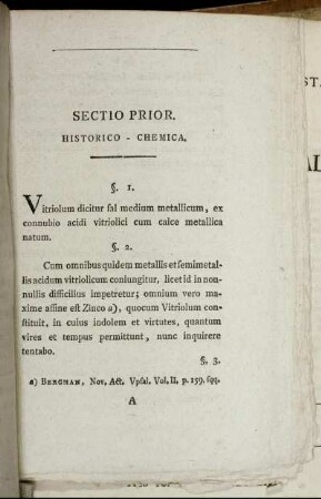 Sectio Prior. Historico - Chemica.