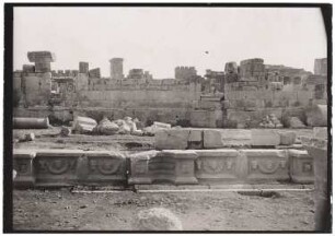 Nordbassin, Baalbek: Nordseite