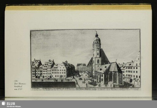 Der Thomaskirchhof um 1735