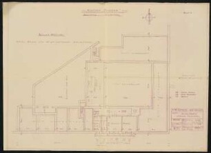 Kleines Theater, Dortmund: Grundriss 1:100 Kellergeschoss