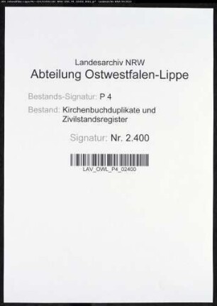 Kirchenbuchduplikate der katholischen Gemeinden Assinghausen (G 1815), Bontkirchen (G 1815), Altenbüren, Kreis Brilon (G 1815), Thülen, Kreis Brilon (G 1815), Brunskappel (G 1815), Brilon (G 1815), Bigge (G 1815), Scharfenberg, Kreis Brilon (G 1815), Alme, Kreis Brilon (G 1815). (Gemeinde: Katholische Gemeinden, Assinghausen, Bontkirchen, Altenbüren, Thülen, Brunskappel, Brilon, Bigge, Scharfenberg, Alme, Kreis Brilon)