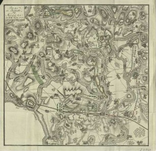 Plan der Bataille bey Kollin den 18ten Junius 1757