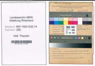 Entnazifizierung Theodor Hell , geb. 23.04.1907 (Schiffsfuehrer)