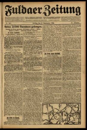 Ausgabe vom Freitag, den 08. September 1916.