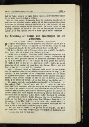 ¬Die¬ Bedeutung der Stimm- und Sprechtechnik für den Pädagogen