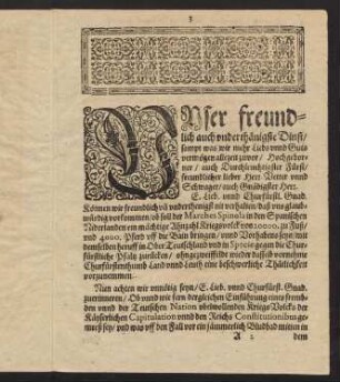 3-5, Copia der unirten Chur-Fürsten...