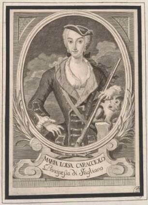 Bildnis Maria Luisa Caracciolo, Prinzessin von Stigliano