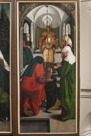 Marienaltar — Szenen aus dem Leben Mariä — Mariä Tempelgang