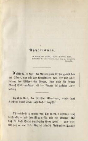 Aphorismen