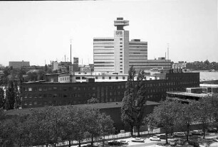 Berlin: Blick vom Hotel Bellevue auf Haus des Rundfunks und SFB