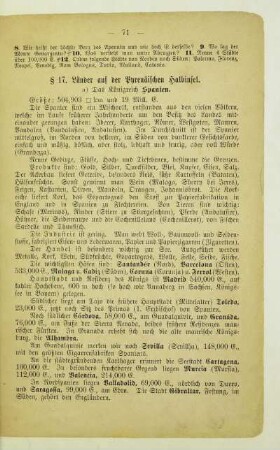 17. Länder auf der Pyrenäischen Halbinsel