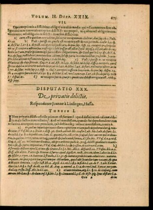 Disputatio XXX. De privatis delictis.