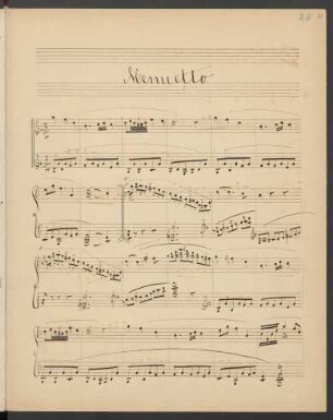 Menuetto; pf; c-Moll; KinBu 7; op.17