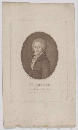 Bildnis des F. Frankenberg