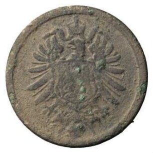 Fundmünze, 2 Pfennig, 1875
