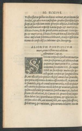 Aliorum Pontificum martyrum testimonia ad idem conferuntur. Cap. 10.